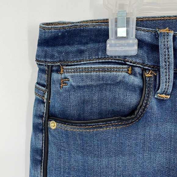 Frame Denim Le One High Rise Skinny Jeans SS Piping Size 25 New with tags! - Picture 10 of 16